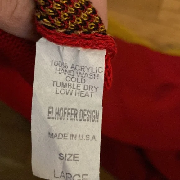 Elhoffer Harry Potter Lion Elhoffer sweater!  Gryffindor! Rare! Great condition! - Picture 2 of 6